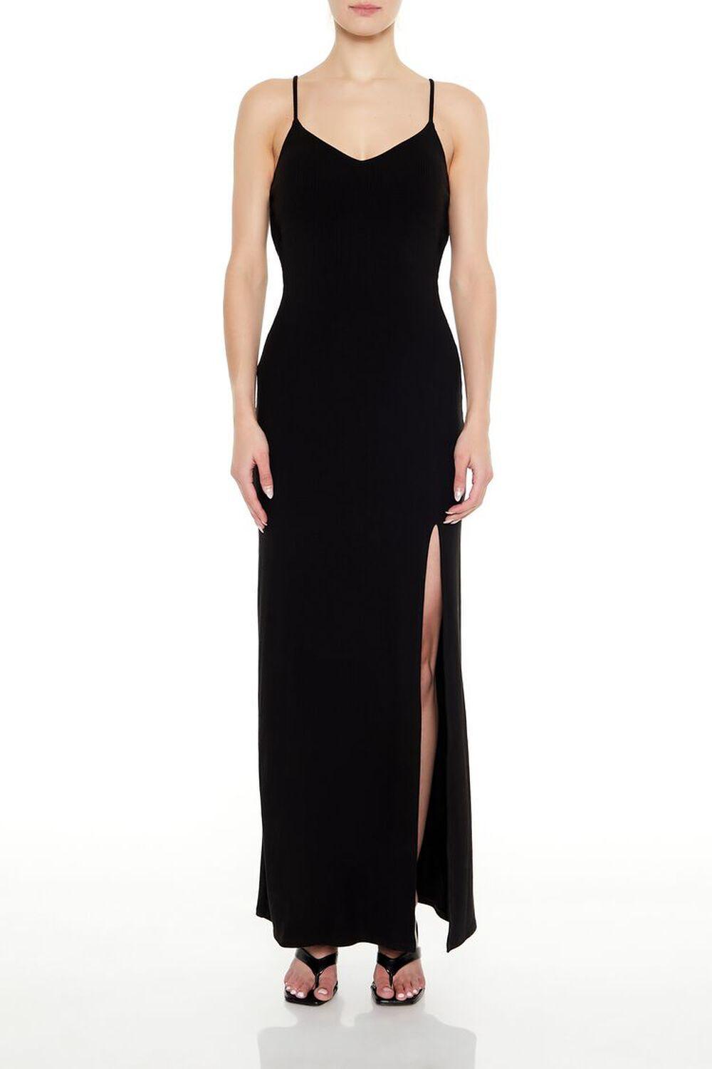 Cami Cutout Maxi Slip Dress | Forever 21 Product Image