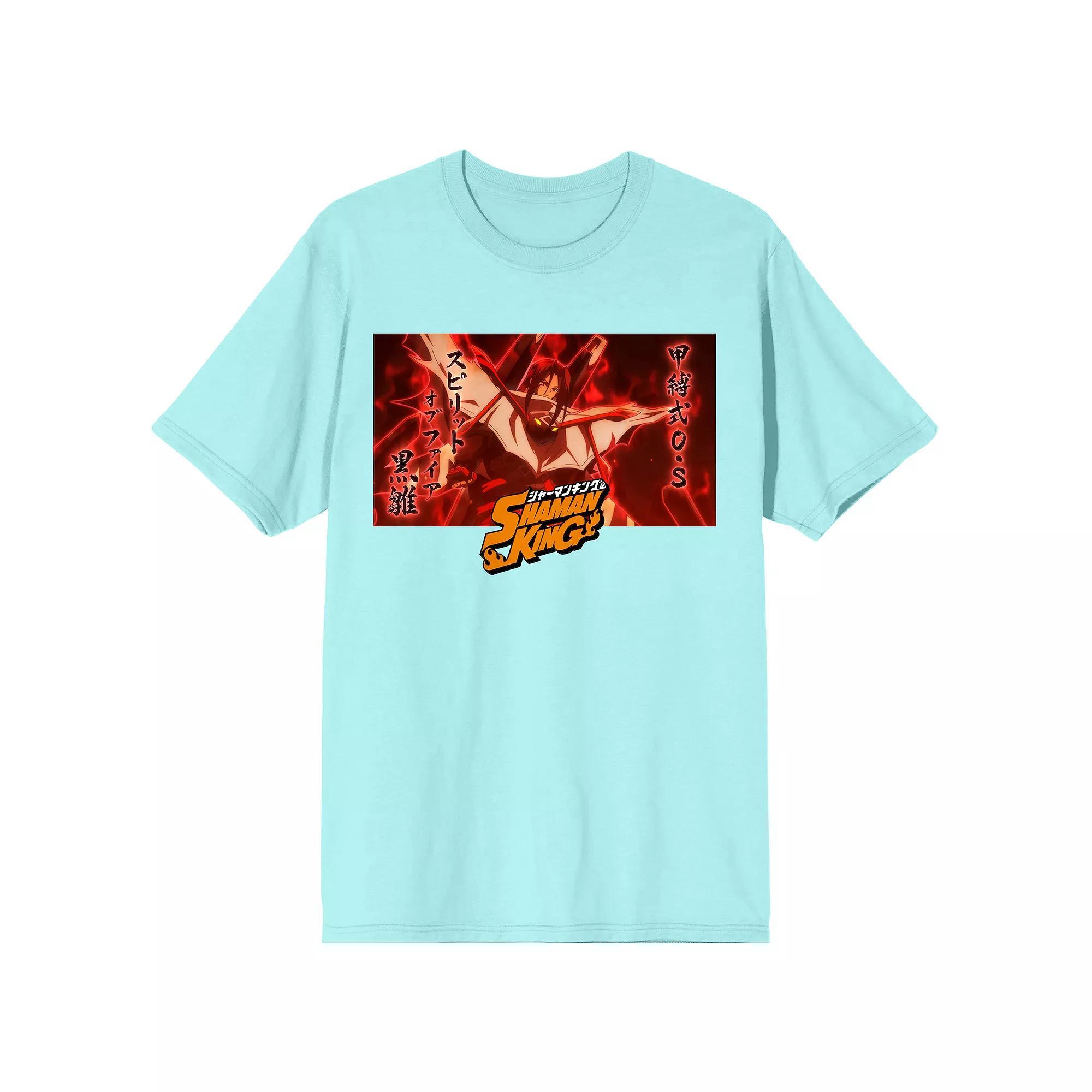 Men's Shaman King Hao Asakura Tee, Size: XL, Blue Product Image