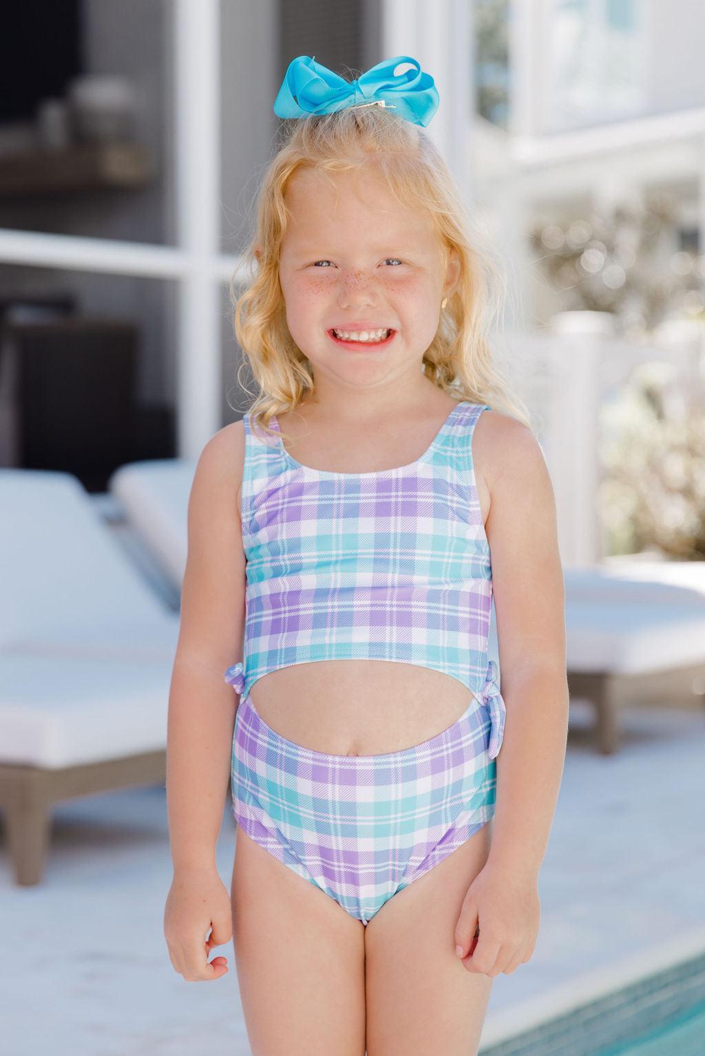 Kid's Sandy Shores Side One Piece Swimsuit FINAL SALE Product Image
