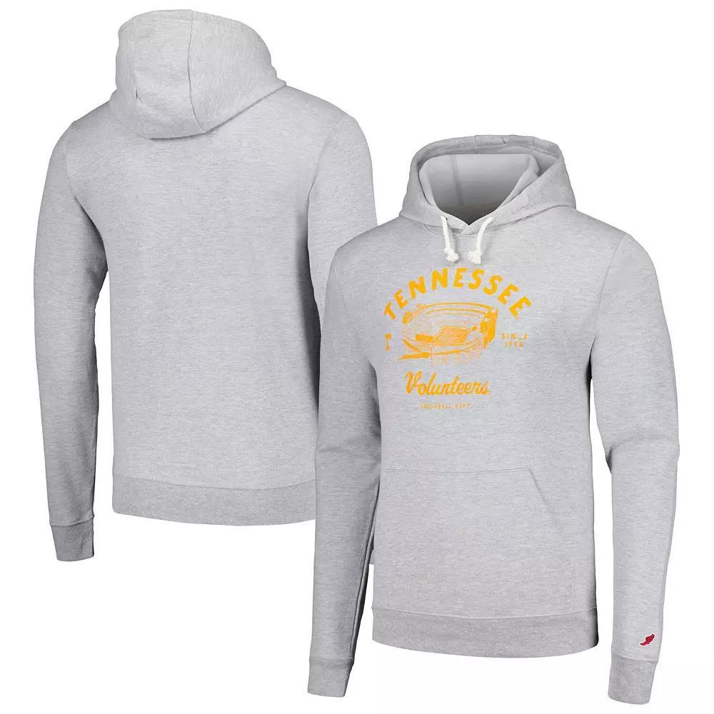 Men's League Collegiate Wear Heather Gray Tennessee Volunteers Stadium Essential Pullover Hoodie, Size: 3XL, Grey Product Image