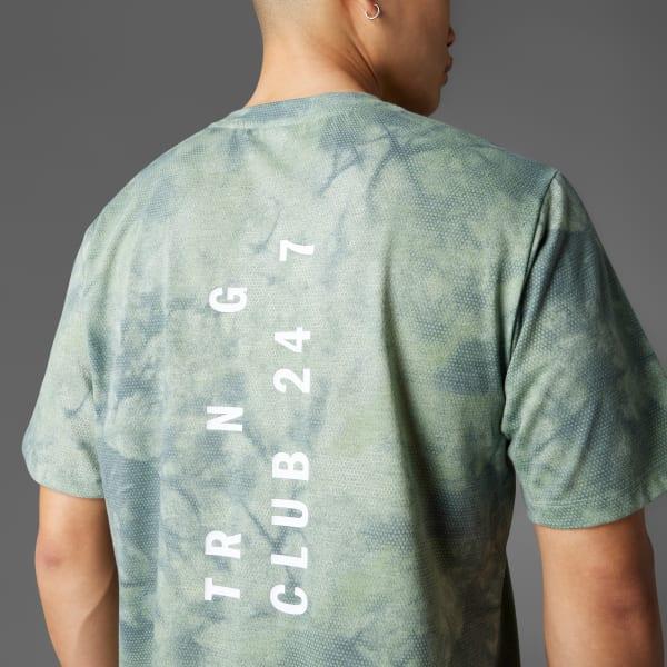 adidas Power Graphic Tee Wonder Silver L Mens Product Image