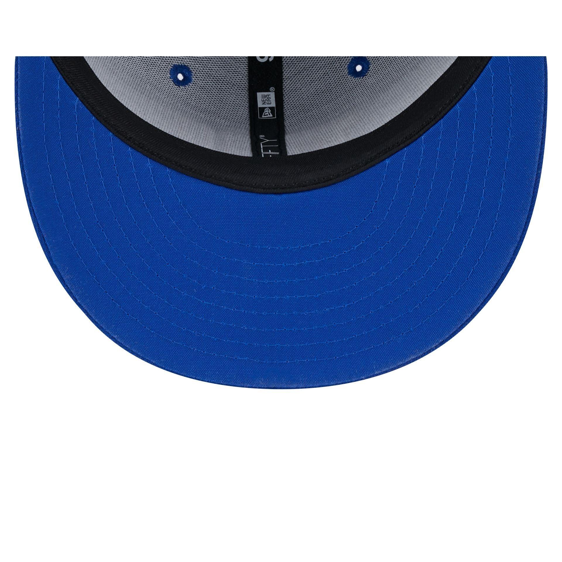 Los Angeles Dodgers Basic Black on Black 9FIFTY Snapback Hat Male Product Image