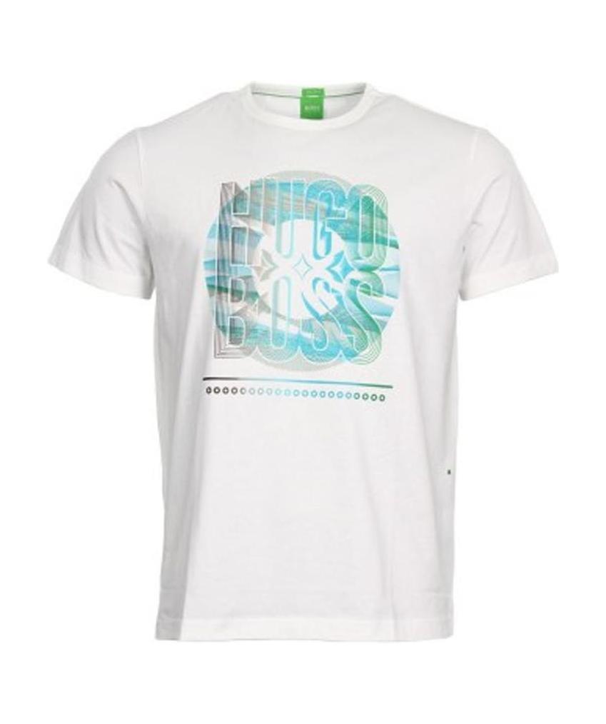 HUGO BOSS Logo Details T-shirt In White Product Image
