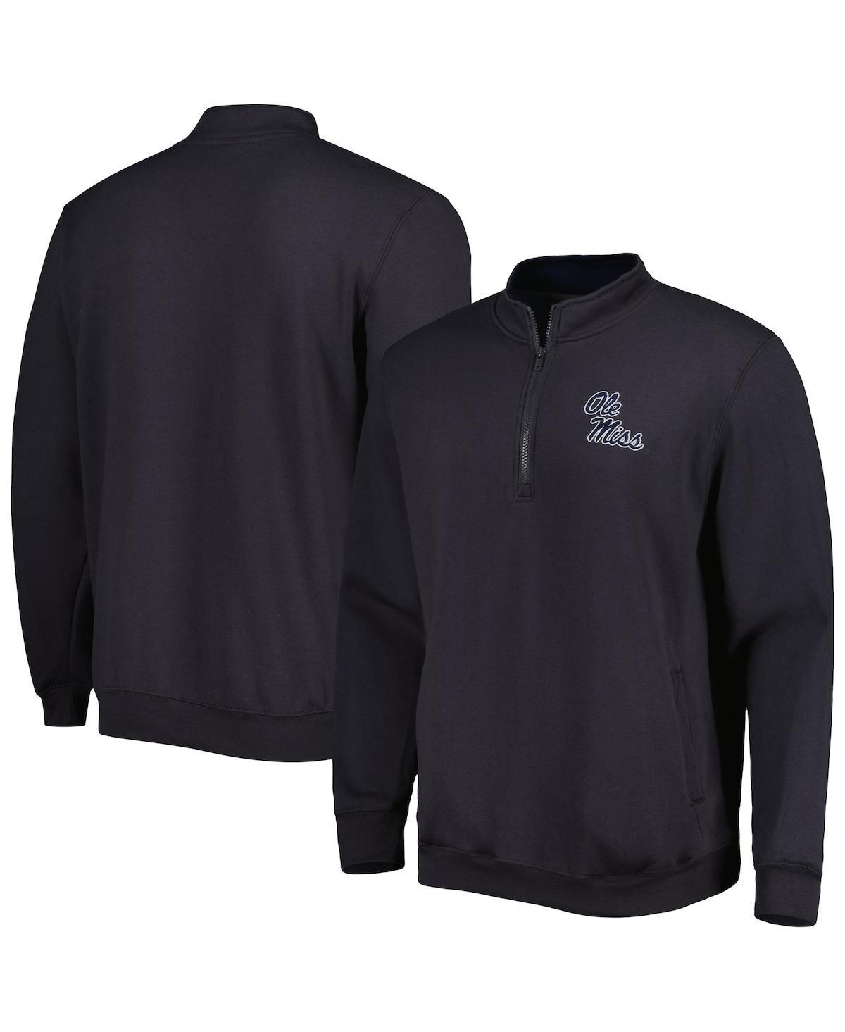 Men's Colosseum Charcoal Mississippi State Bulldogs Tortugas Logo Quarter-Zip Jacket, Size: Large, Mst Charco Product Image