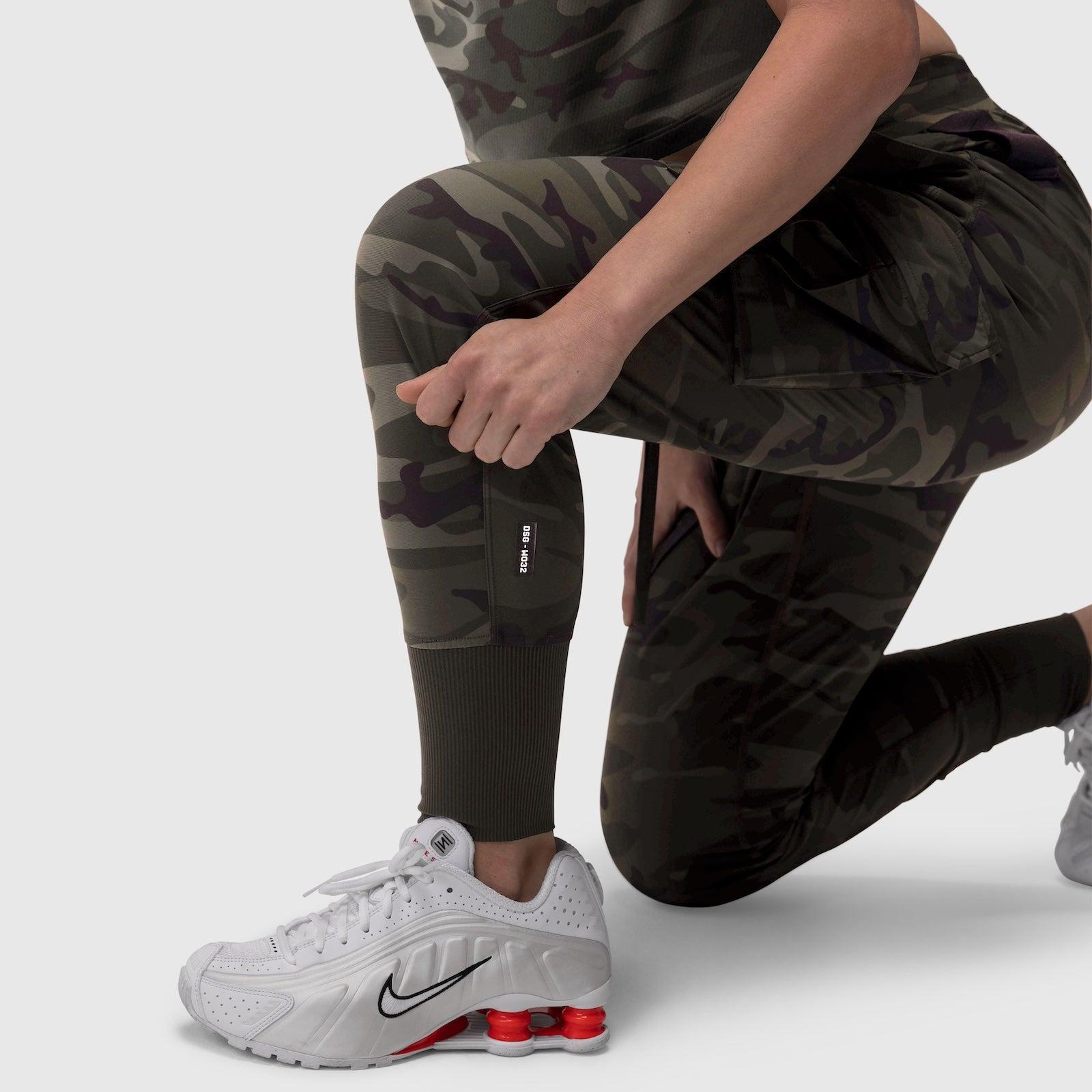 W032. Tetra-Lite® Cargo High Rib Jogger - Dark Camo Product Image