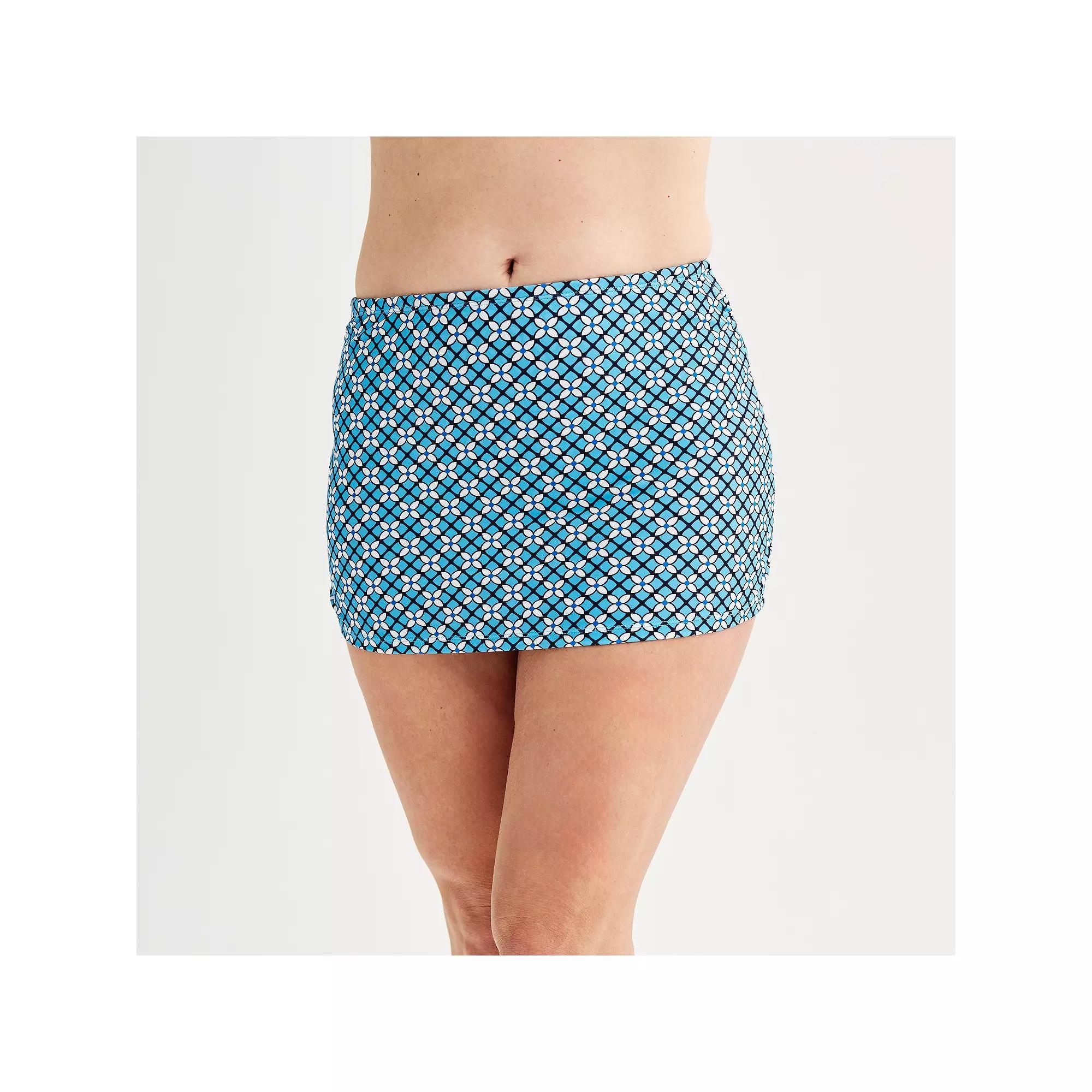 Womens Draper James UPF 50+ Retro Shirred Hi-Waist Swim Bottoms Product Image