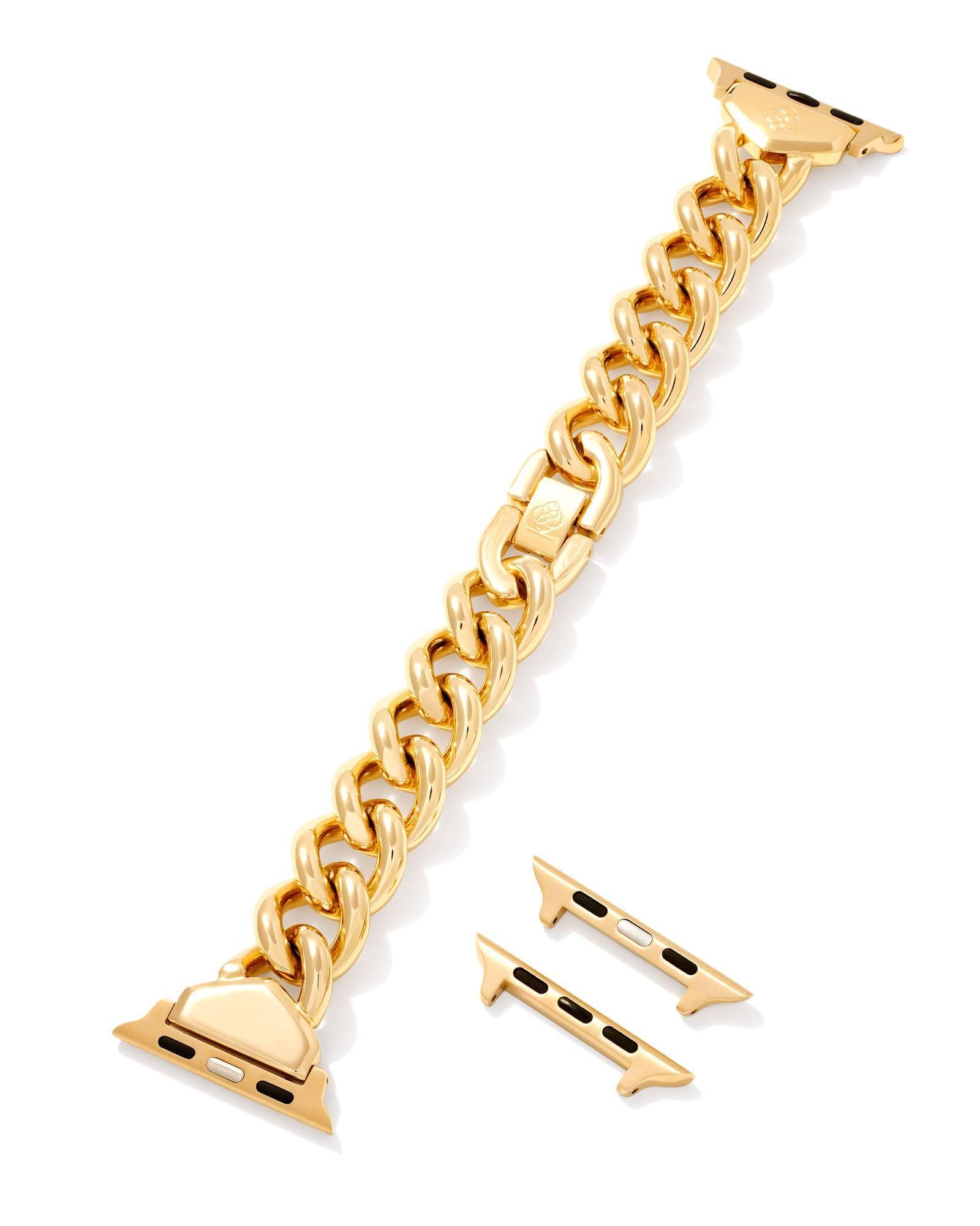 Whitley Chain Watch Band in Rose Gold Tone Stainless Steel Product Image