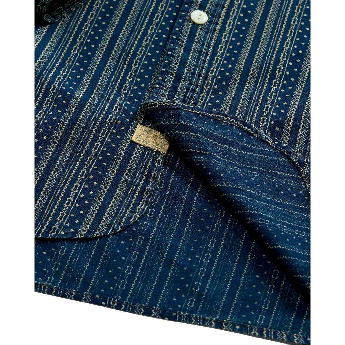 Indigo Print Workshirt Indigo Product Image