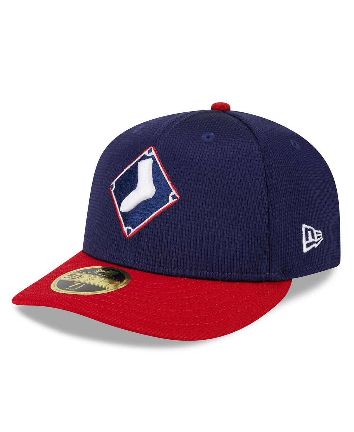 Men's New Era  Navy Chicago White Sox 2024 Batting Practice Low Profile 59FIFTY Fitted Hat, Size: 7 3/4, Blue Product Image