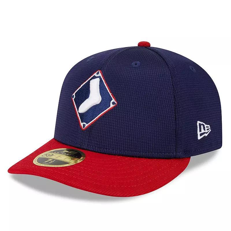 Men's New Era  Navy Chicago White Sox 2024 Batting Practice Low Profile 59FIFTY Fitted Hat, Size: 7 3/4, Blue Product Image