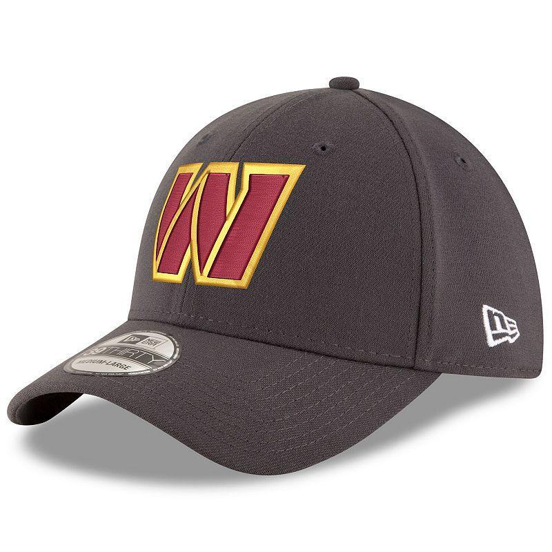 Mens New Era Gray Washington Commanders 39THIRTY Flex Hat Product Image