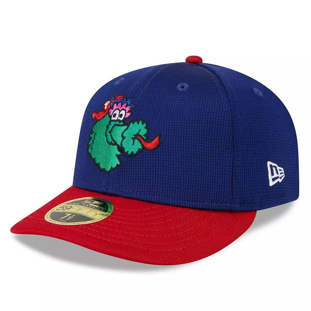 Men's New Era  Navy Philadelphia Phillies 2024 Batting Practice Low Profile 59FIFTY Fitted Hat, Size: 8, Blue Product Image