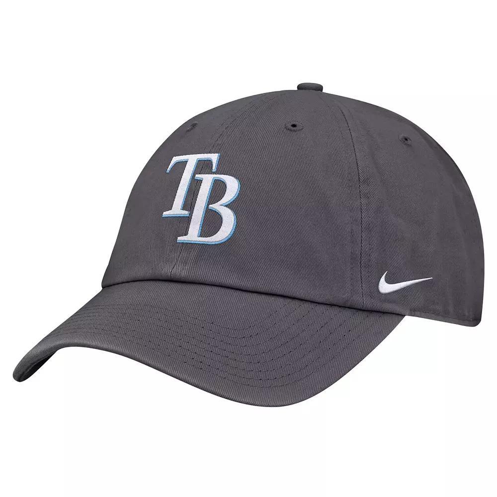 Men's Nike Gray Tampa Bay Rays Club Adjustable Hat, Size: Medium/Large, Grey Product Image