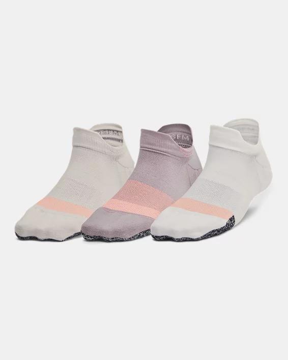 UA Breathe Womens 3-Pack No Show Tab Socks Product Image