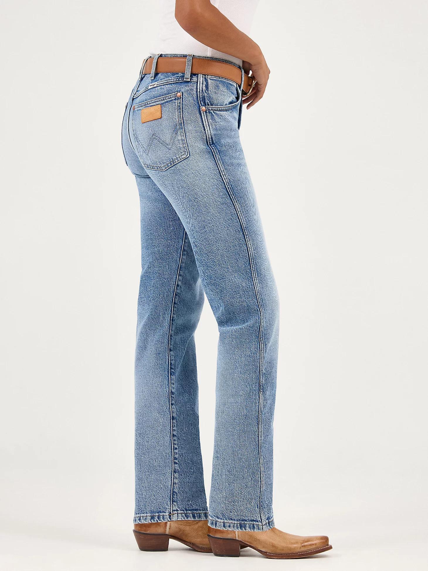 Women's Sunset Mid Rise Straight Jean | Women's JEANS | Wrangler® Product Image