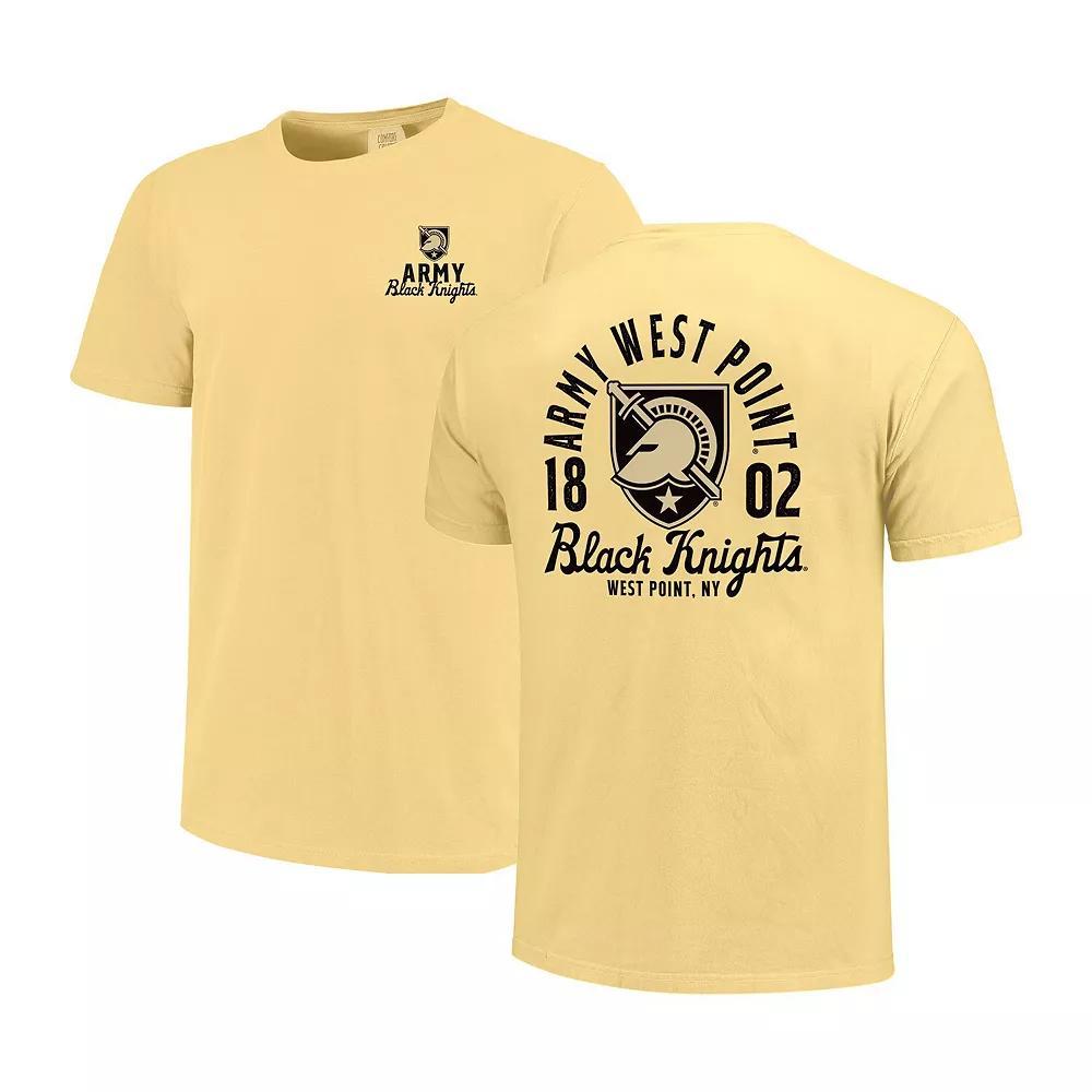 Men's Gold Army Black Knights Comfort Colors Mascot Overlay T-Shirt, Size: Medium, Nc2 Gold Product Image