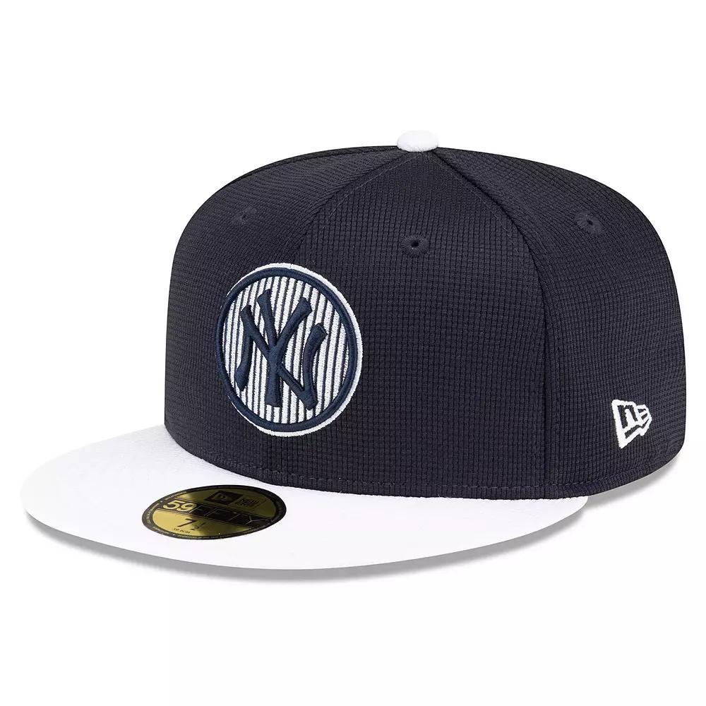Men's New Era  Navy New York Yankees 2024 Batting Practice 59FIFTY Fitted Hat, Size: 7 1/2, Blue Product Image