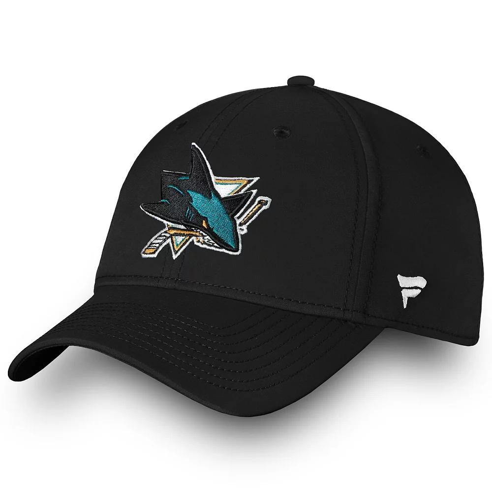 Men's Fanatics Branded Black San Jose Sharks Core Elevated Speed Flex Hat, Size: Large/XL, Sks Black Product Image