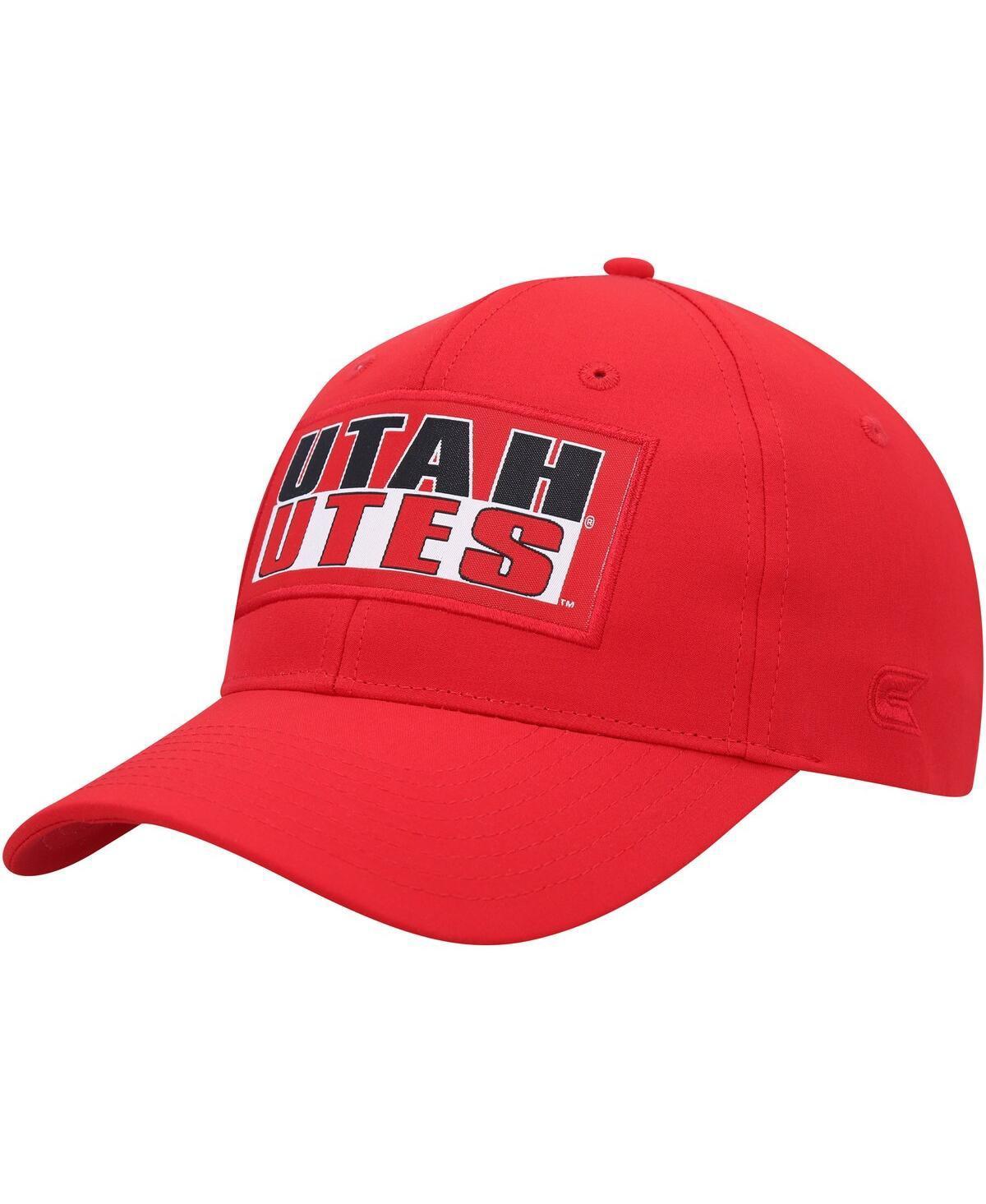 Men's Colosseum  Red Utah Utes Positraction Snapback Hat, Ute Red Product Image