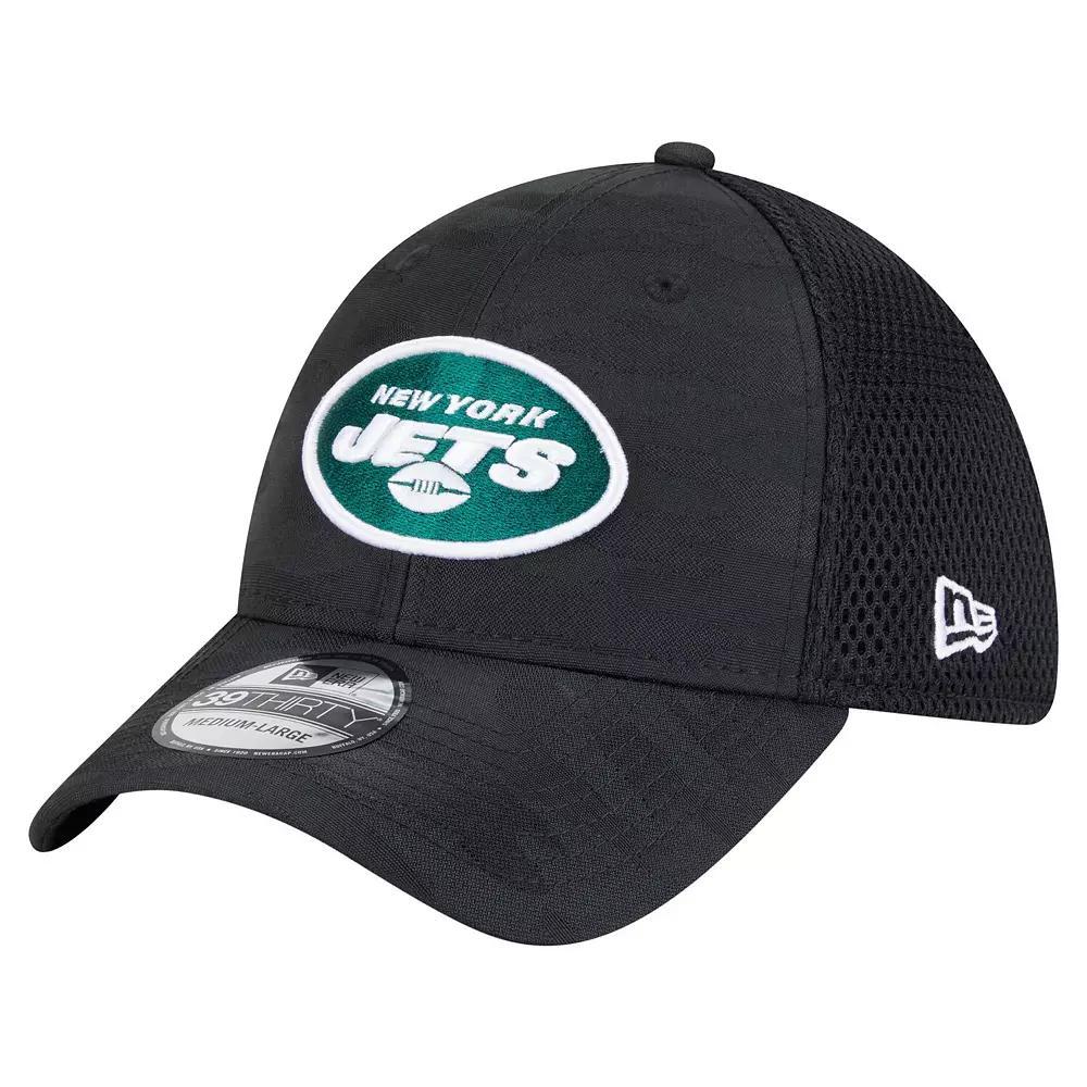 Men's New Era Black New York Jets Active Camo 39THIRTY Flex Hat, Size: Small/Medium Product Image