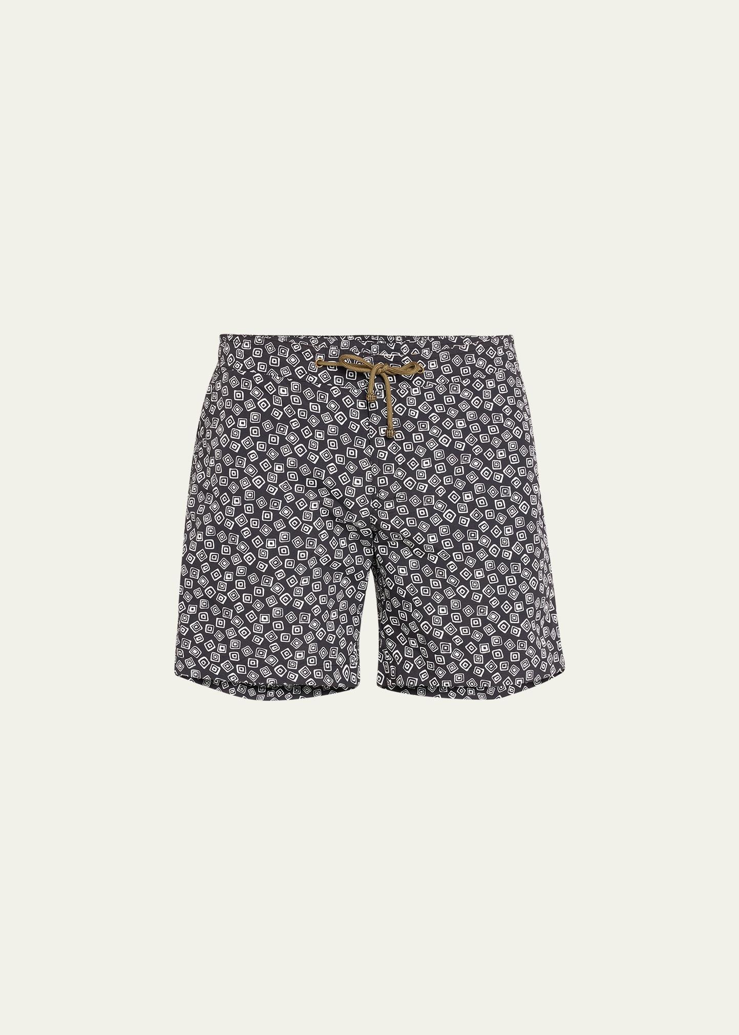 Mens Floating Squares Swim Shorts Product Image