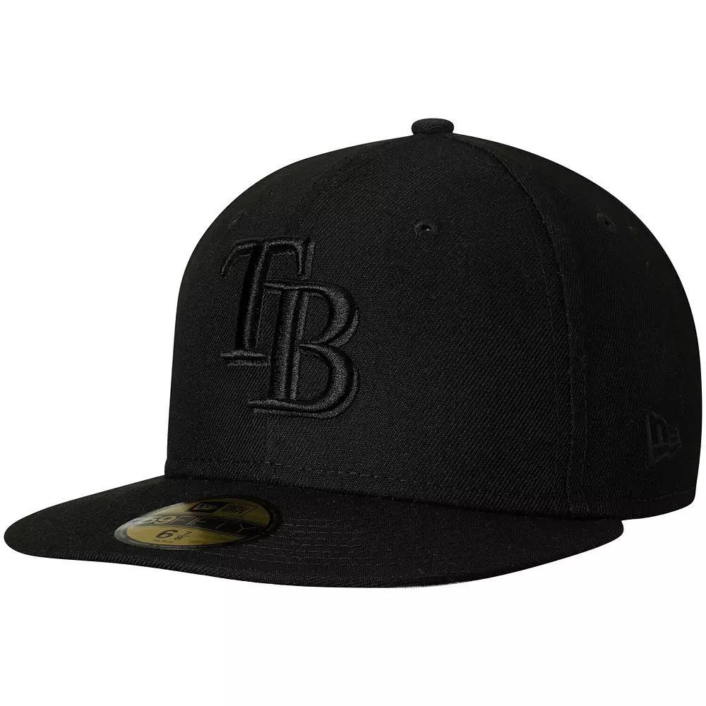 Mens New Era Tampa Bay Rays Primary Logo Basic 59FIFTY Fitted Hat Product Image