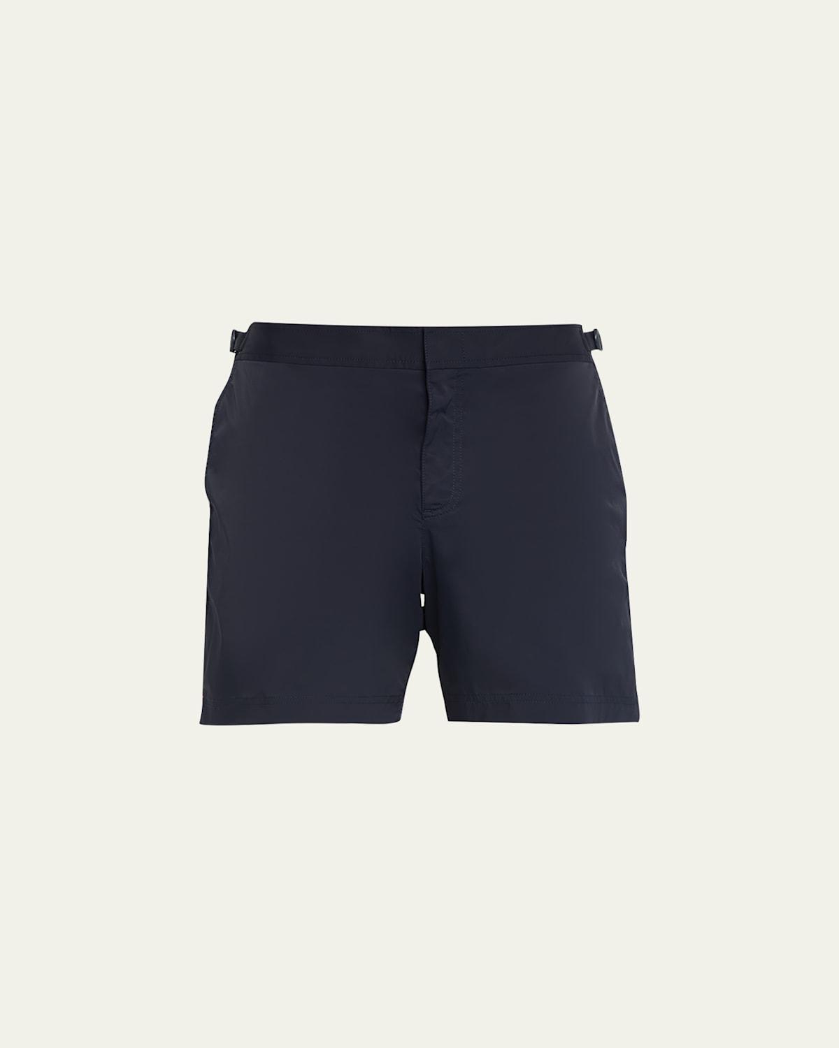Mens Bulldog Piped Nylon Swim Shorts Product Image