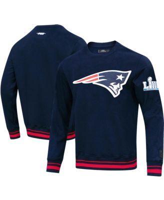 Mens Pro Standard Navy New England Patriots Mash Up Pullover Sweatshirt Product Image