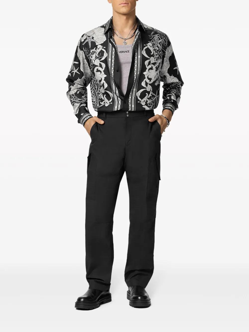 Barocco Sea silk shirt Product Image