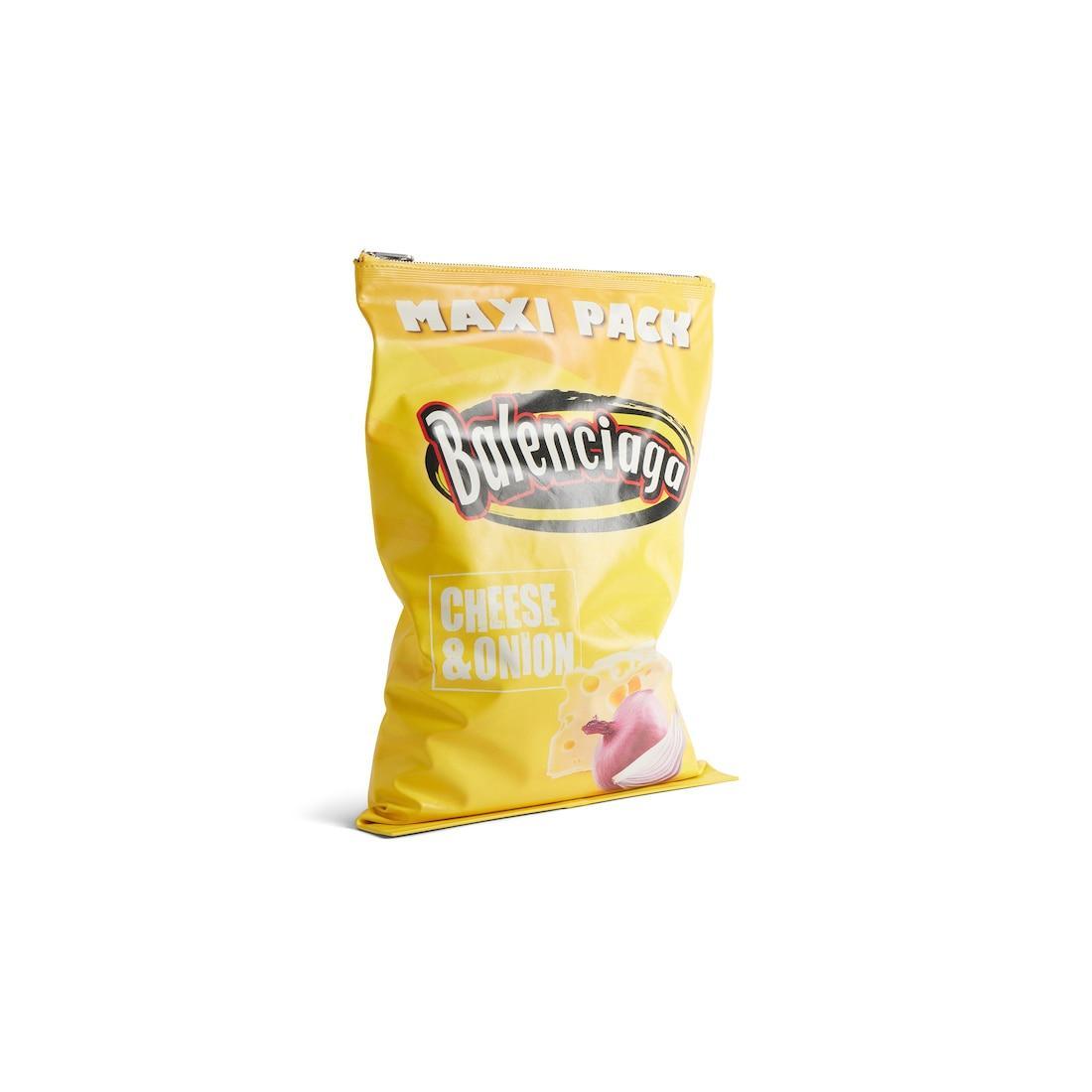 Chips Bag in Yellow Product Image