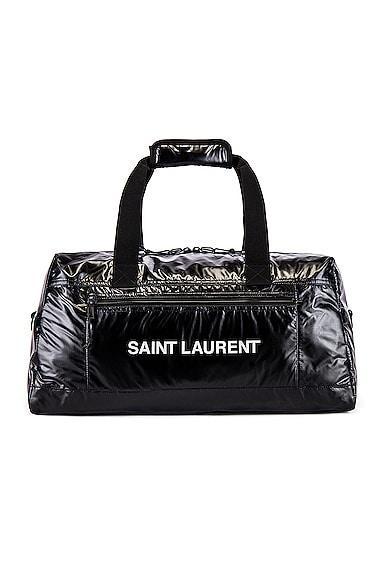 Saint Laurent Nylon Ripstop Duffel Bag in Black Product Image