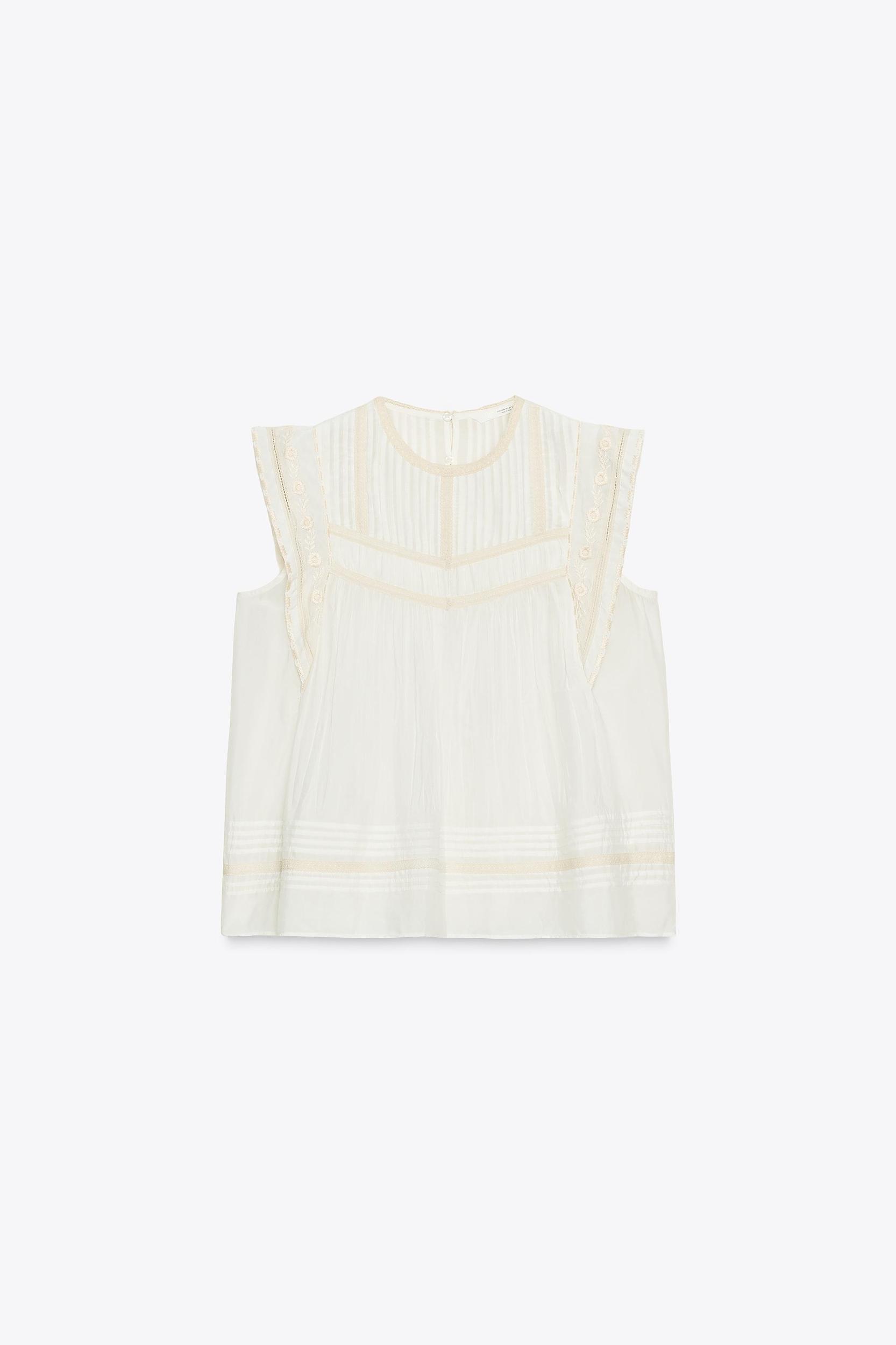 ZW COLLECTION EMBROIDERED BLOUSE Product Image