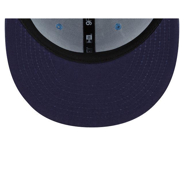 Detroit Lions Black On Black 9FIFTY Snapback Hat Male Product Image