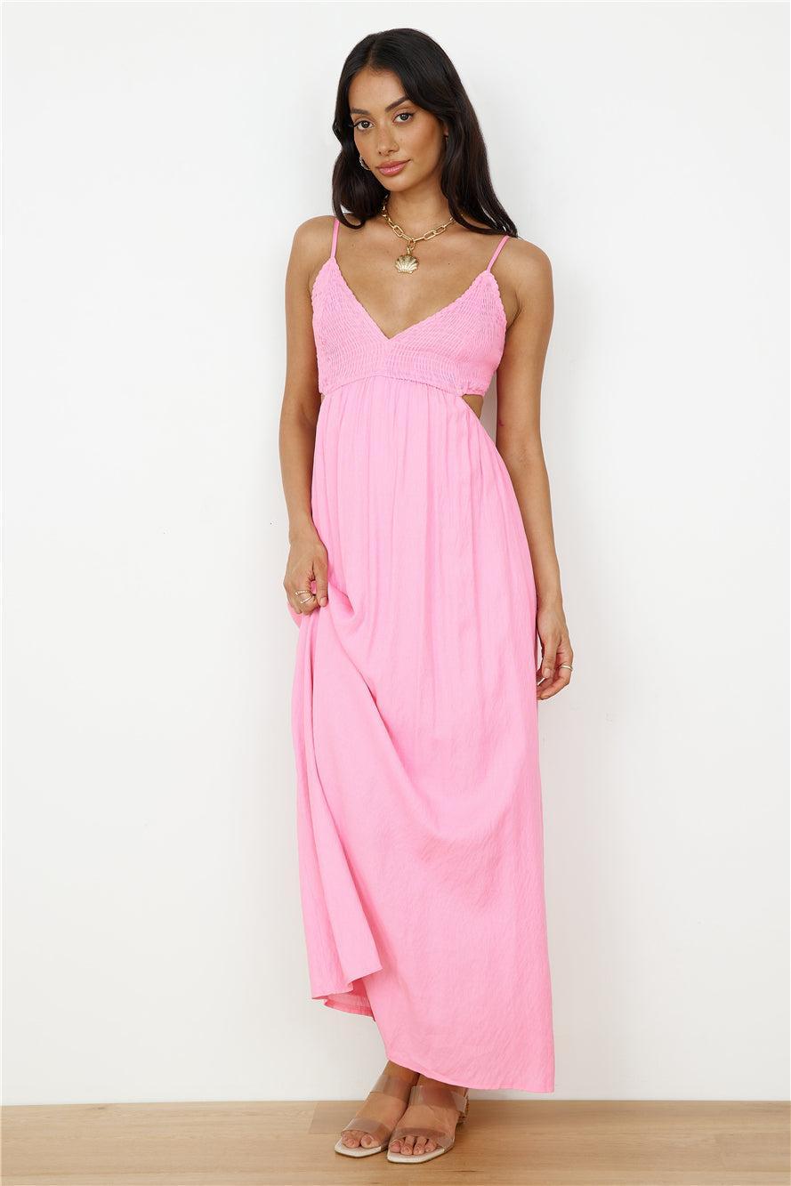 For So Long Maxi Dress Pink Product Image