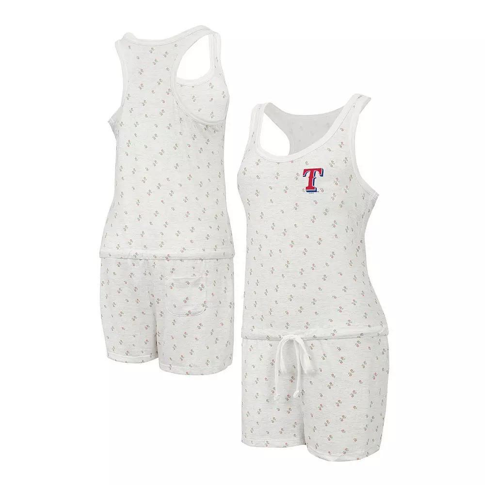 Women's Concepts Sport Cream Philadelphia Phillies Gardner Hacci Knit Romper, Size: Small, Beige Product Image