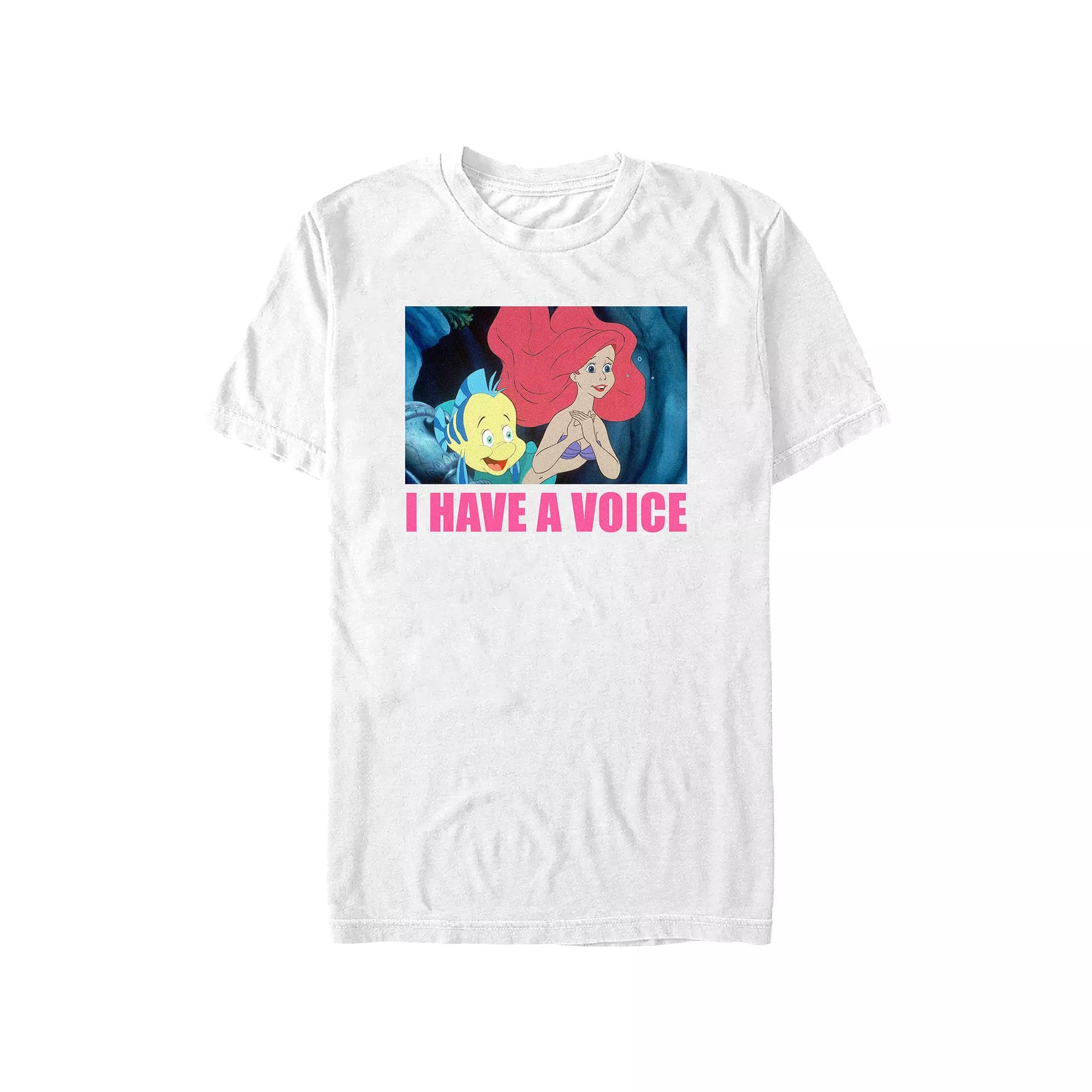 Disneys The Little Mermaid I Have A Voice Juniors Boyfriend Graphic Tee, Womens Product Image