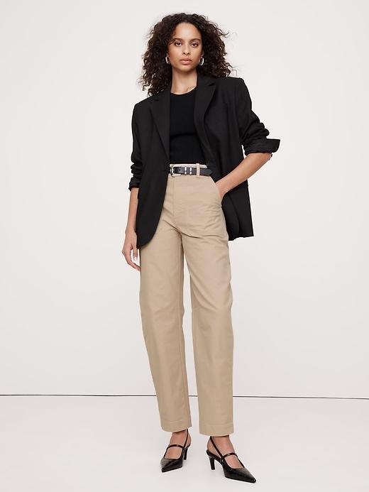 High-Rise Barrel Utility Chino Product Image