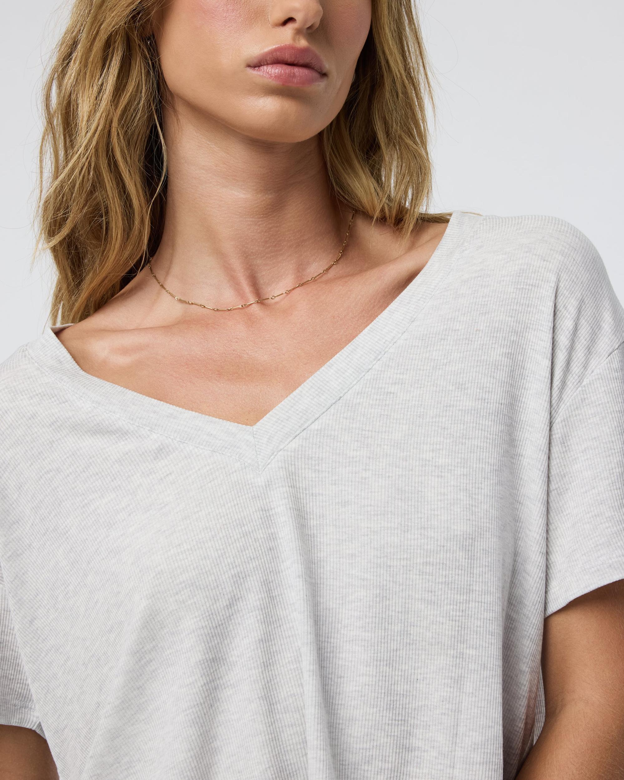 Short Sleeve Cove V Neck Tee Product Image