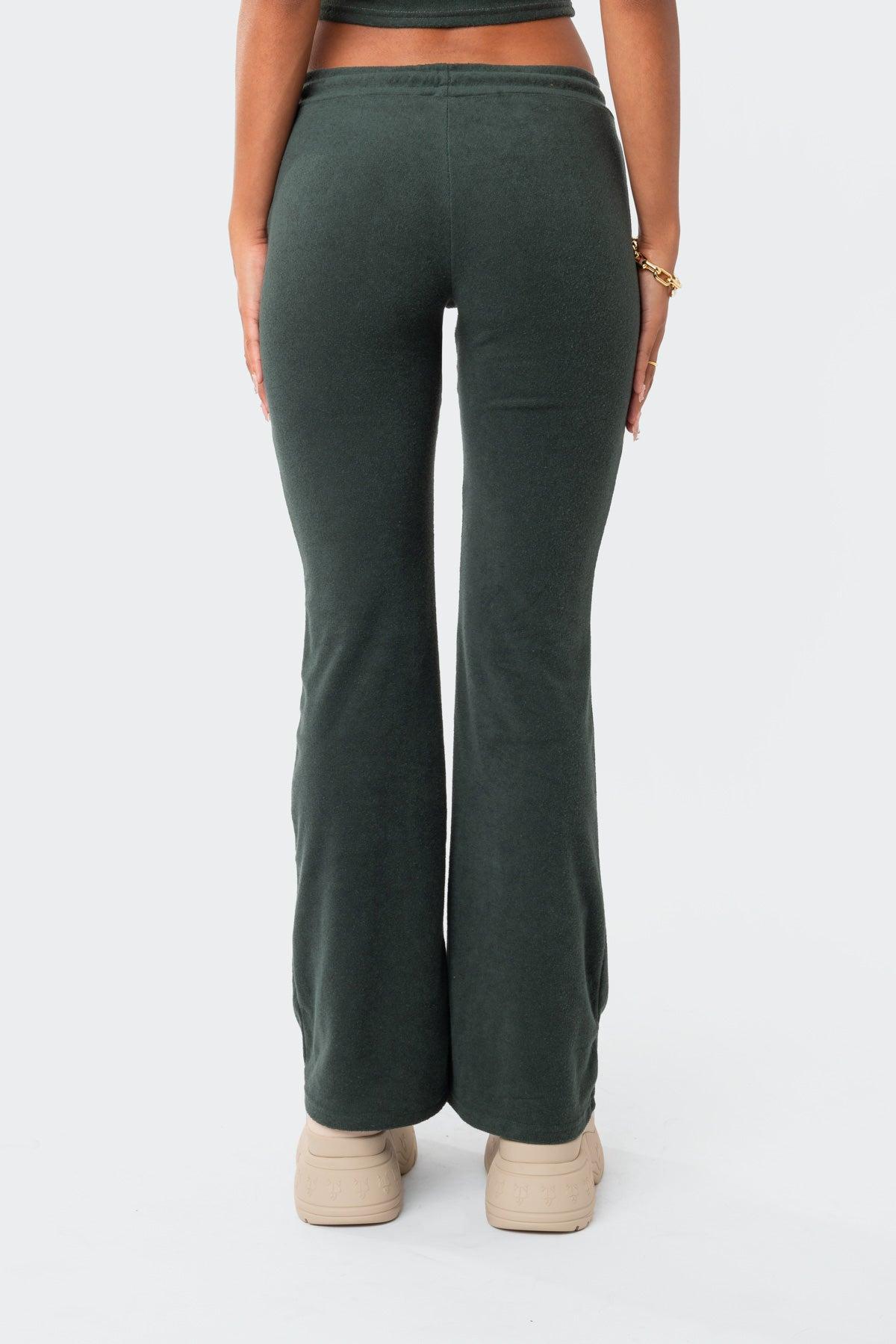 Terry Low-Rise Pants Product Image