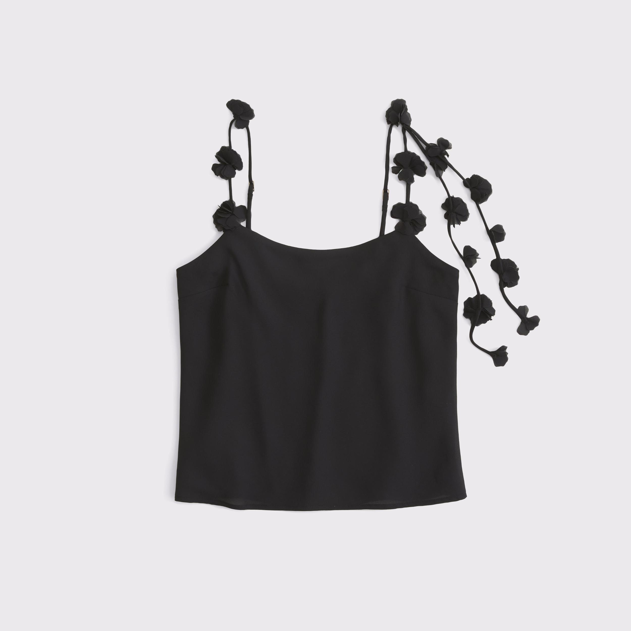 Floral Strap Sheer Cami Top Product Image