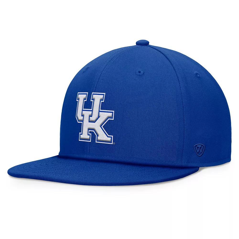 Men's Top of the World Royal Kentucky Wildcats Fundamental Snapback Hat, Blue Product Image