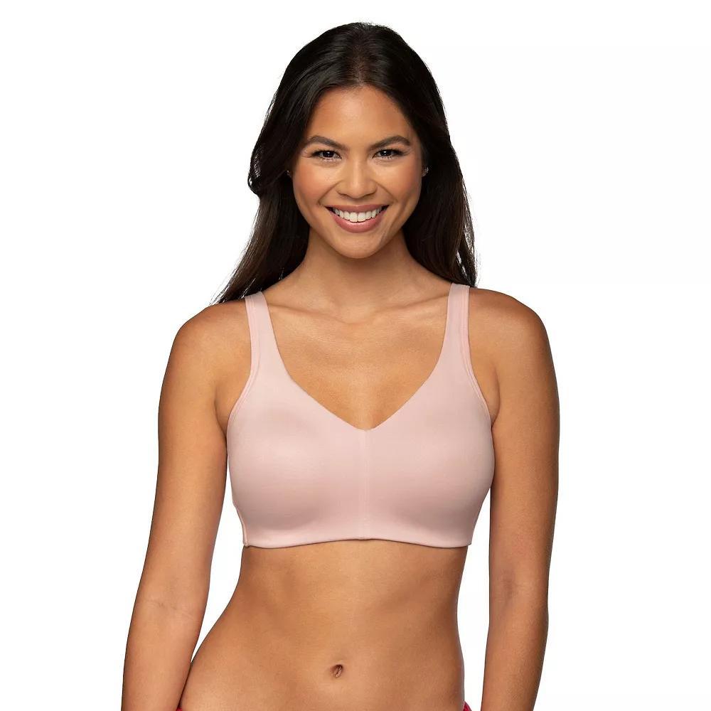 Vanity Fair Lingerie Beyond Comfort Simple Sizing Wireless Bra 72204, Womens Black Black Product Image