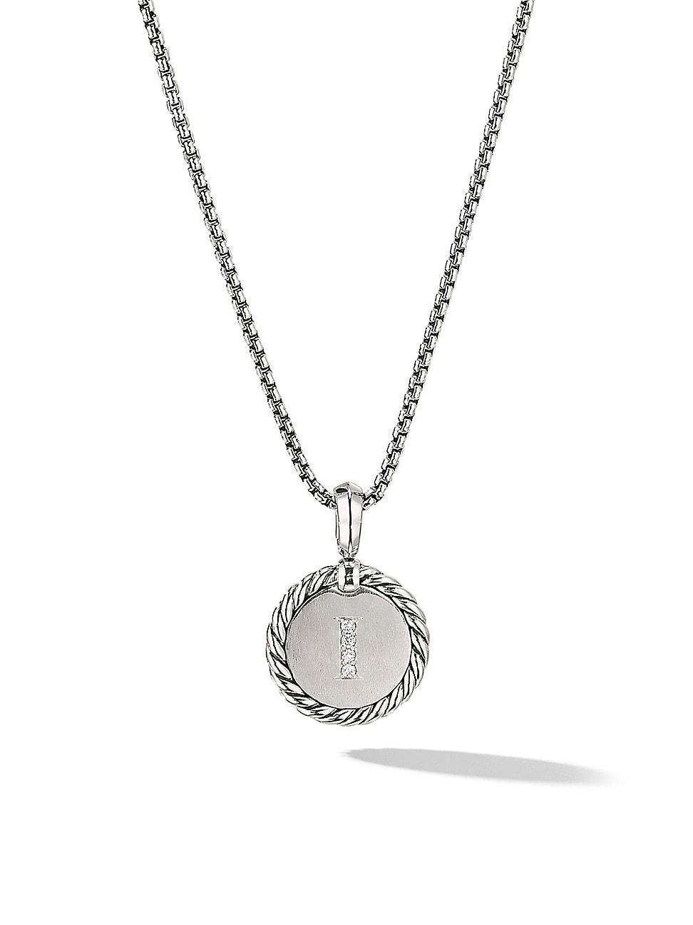 David Yurman Sterling Silver Cable Collectibles Initial Charm Product Image