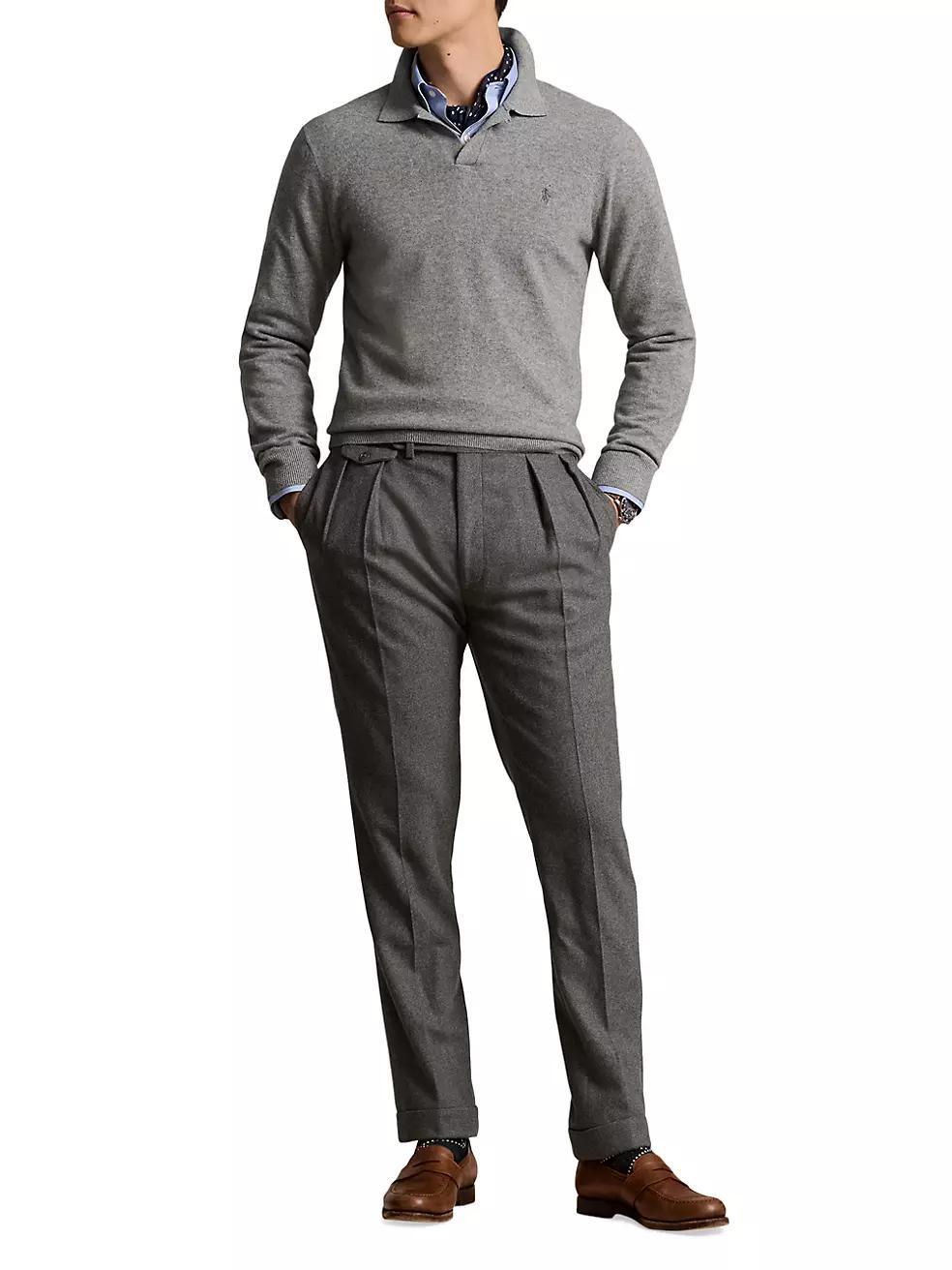 ​Wool Johnny Collar Sweater Product Image