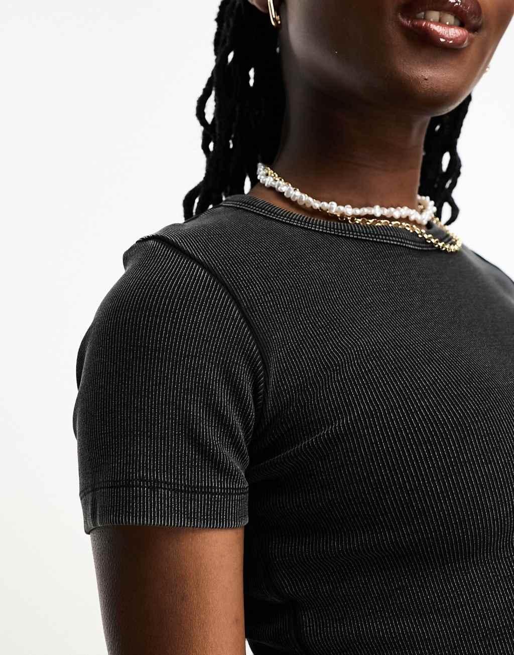 JJXX Frankie ribbed T-shirt Product Image