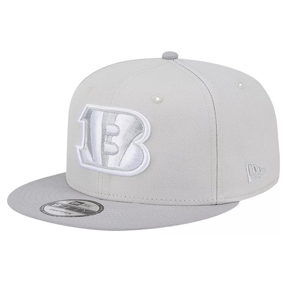 Men's New Era Stone/Gray Cincinnati Bengals Two-Tone Color Pack 9FIFTY Snapback Hat, Team Product Image