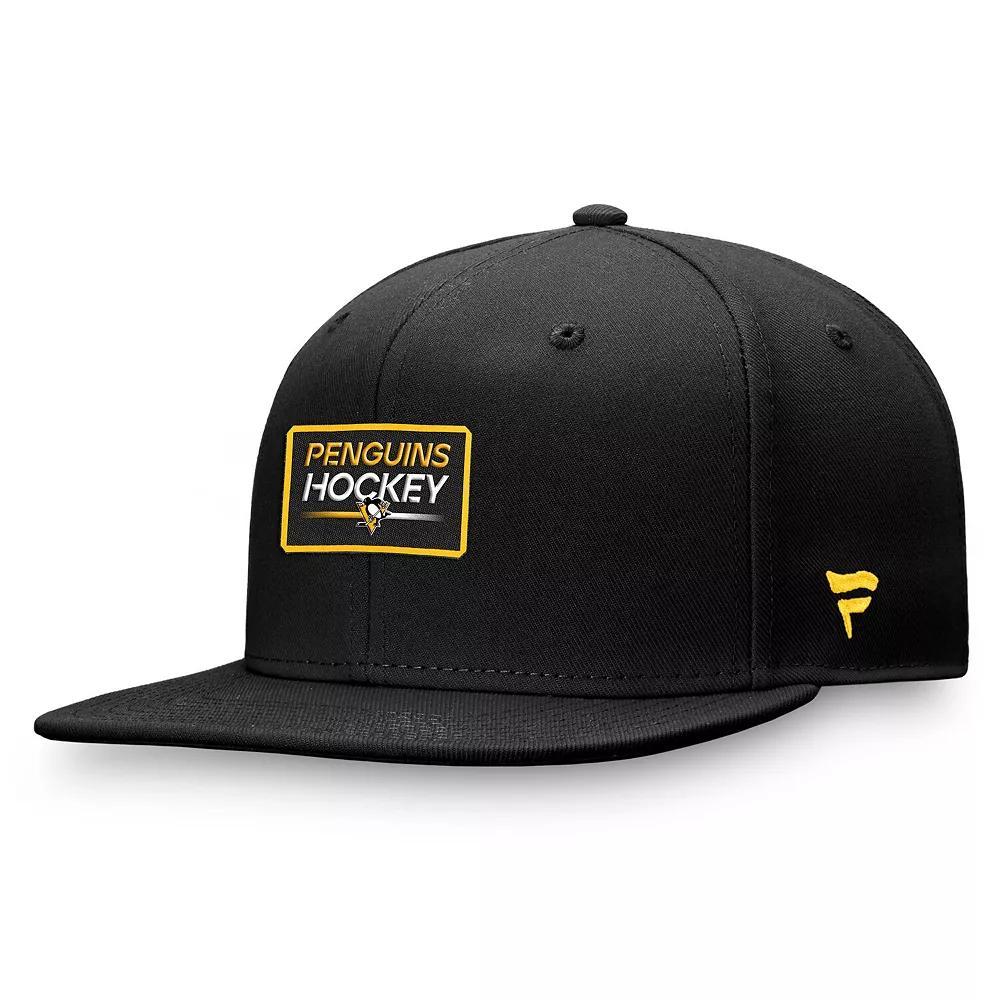 Men's Fanatics Branded  Black Pittsburgh Penguins Authentic Pro Prime Snapback Hat Product Image