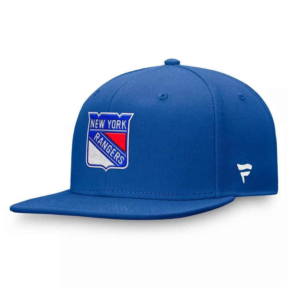 Men's Fanatics  Royal New York Rangers Core Primary Logo Fitted Hat, Size: 7 1/2, Ran Blue Product Image