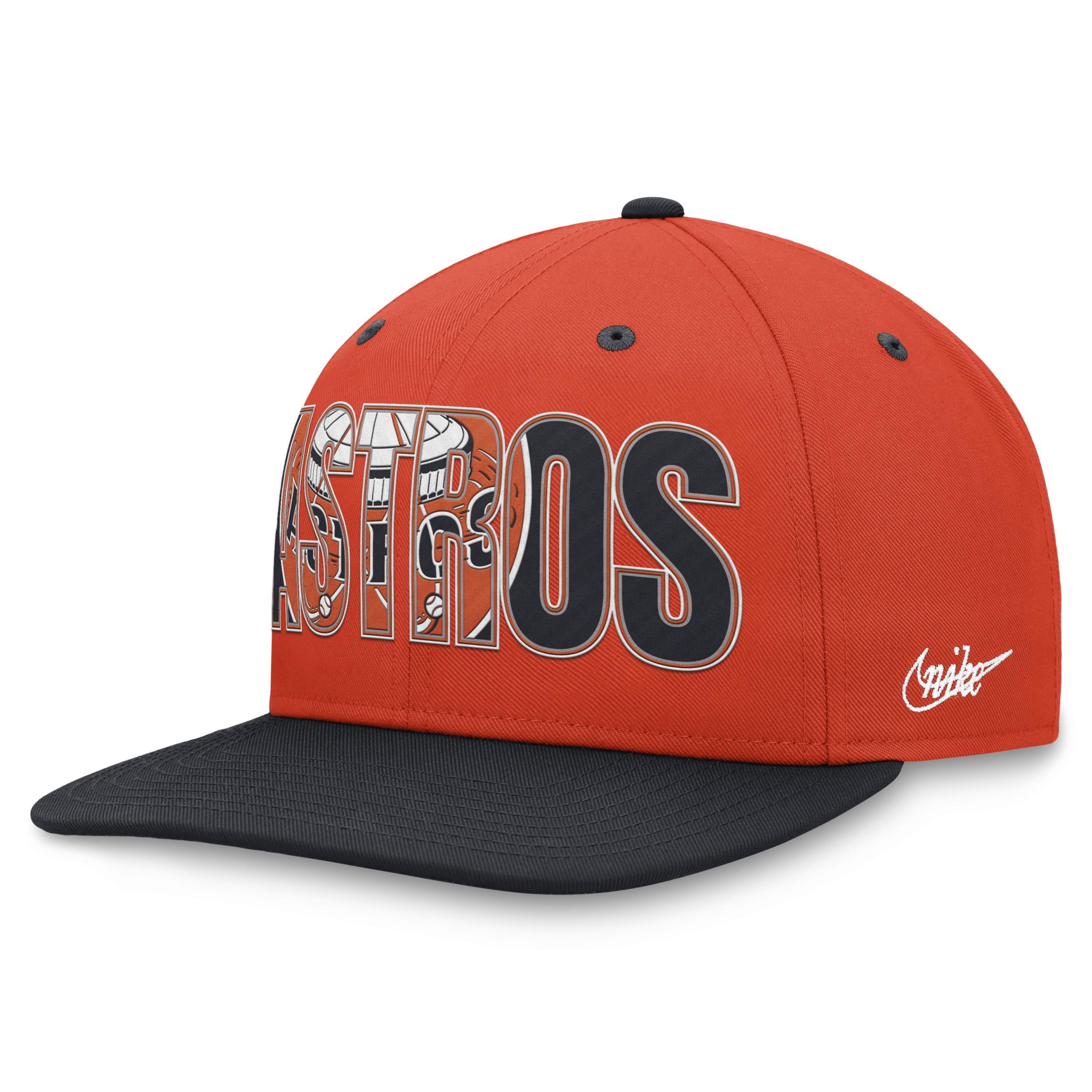 Men's Nike Orange Detroit Tigers Cooperstown Collection Pro Snapback Hat Product Image