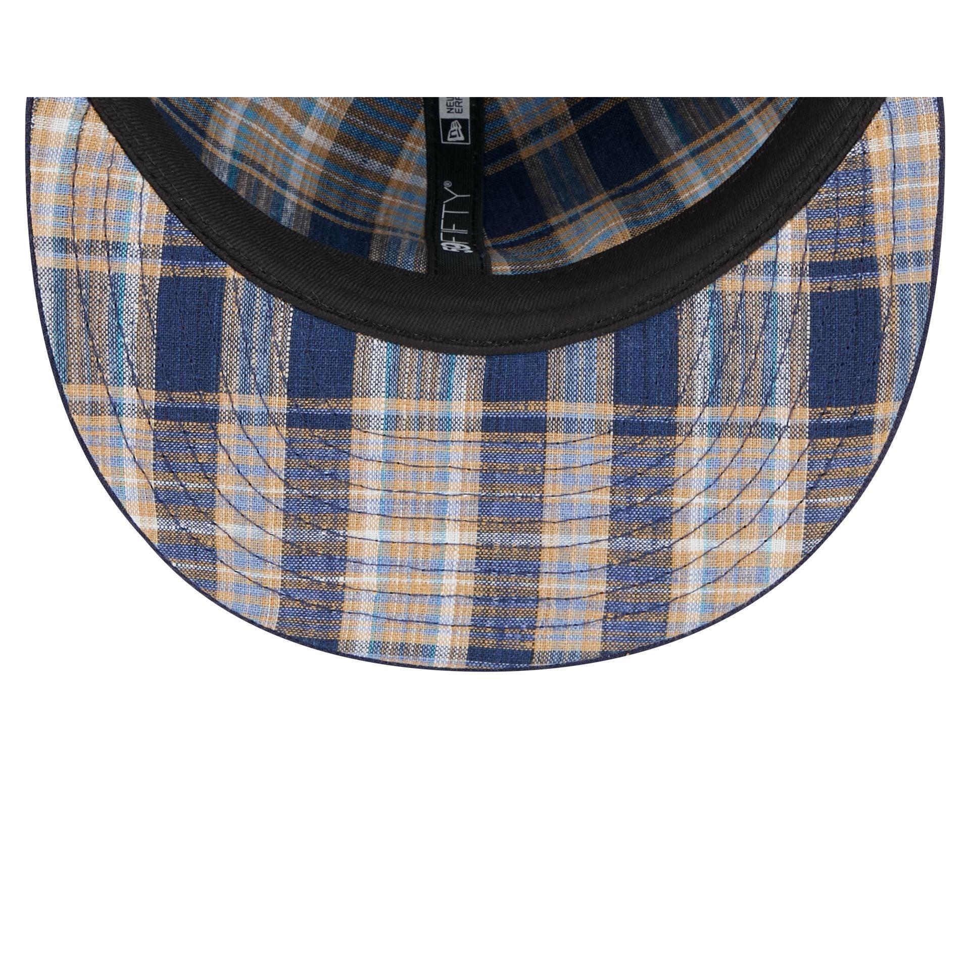 New York Mets Blue Tartan 59FIFTY Fitted Hat Male Product Image